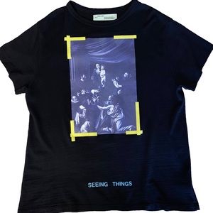 Off-White Black ‘Seeing Things’ Tee Shirt